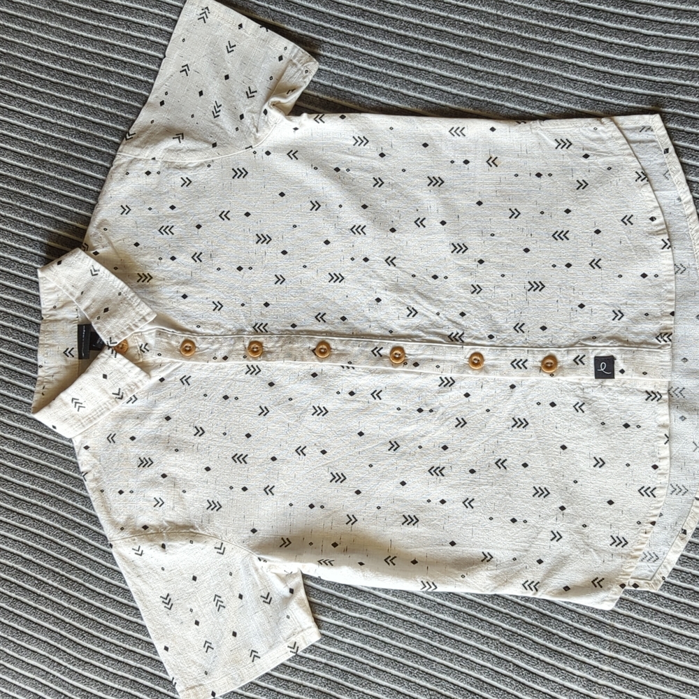 Kids Art Class Button Up Short Sleeve shirt